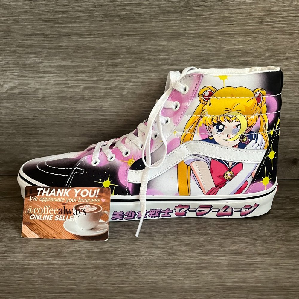 Vans Sailor Moon Sk8-Hi Pretty Guardians High Tops Men's NWOB - Picture 6 of 11